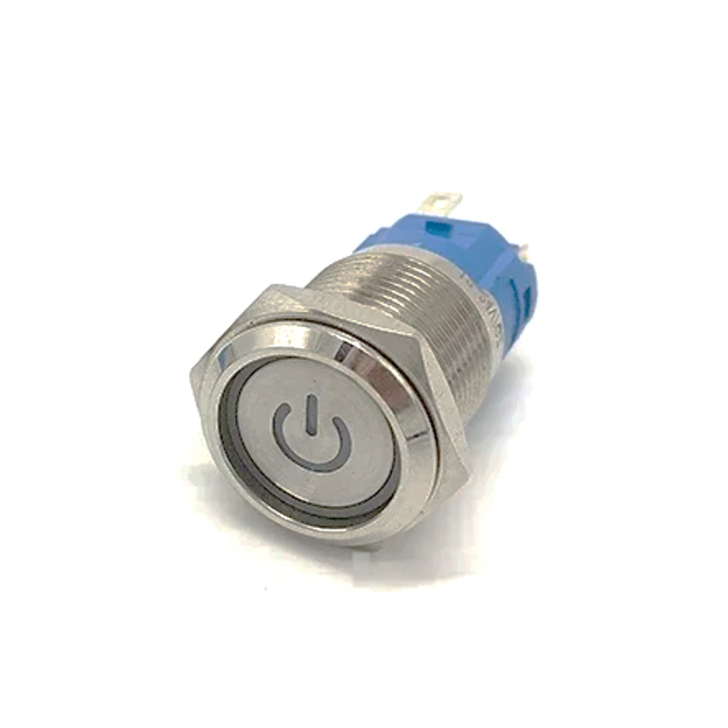 Botão de Painel com Travamento – IP65 Ø19 mm LED Verde/Vermelho 12 V