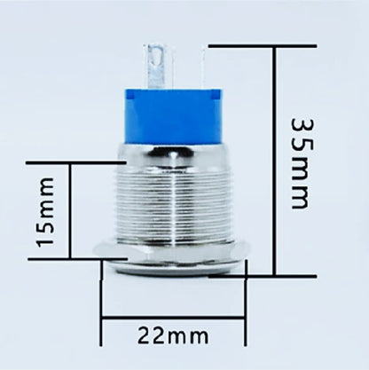 Botão de Painel com Travamento – IP65 Ø19 mm LED Verde 230 V