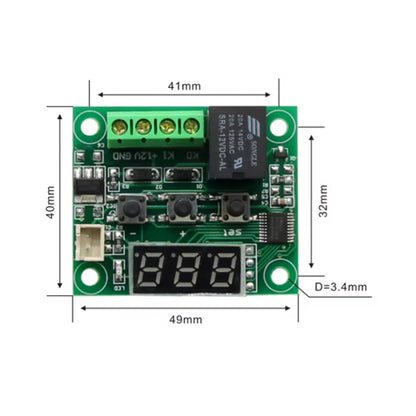 Controlador de Temperatura Digital (12V DC)