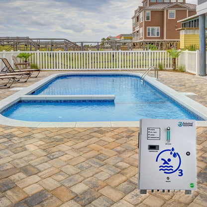 Sistema O₃ para Piscinas — Mergulhe em água pura, sem cheiro a cloro, sem químicos!