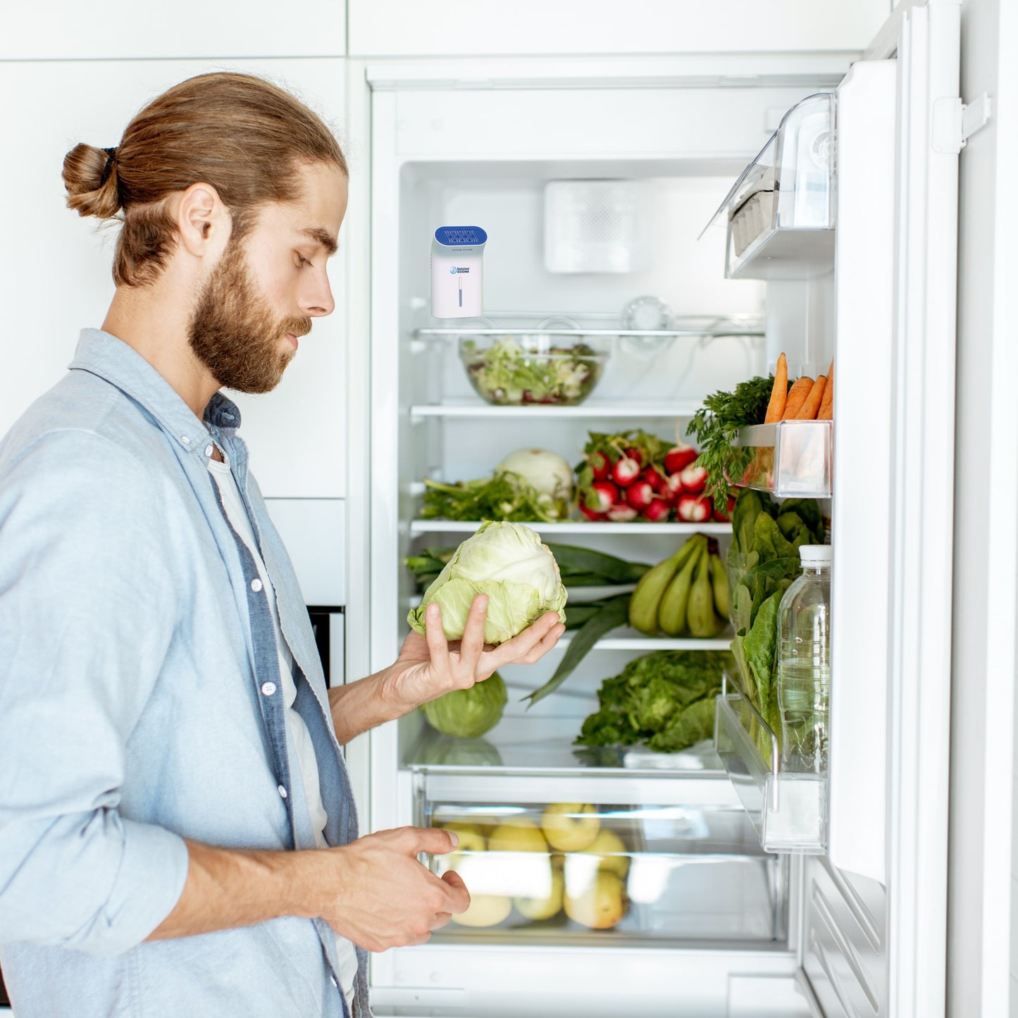 PureFridge – Gerador de Ozono para Frigoríficos | Frescura Prolongada e Zero Odores