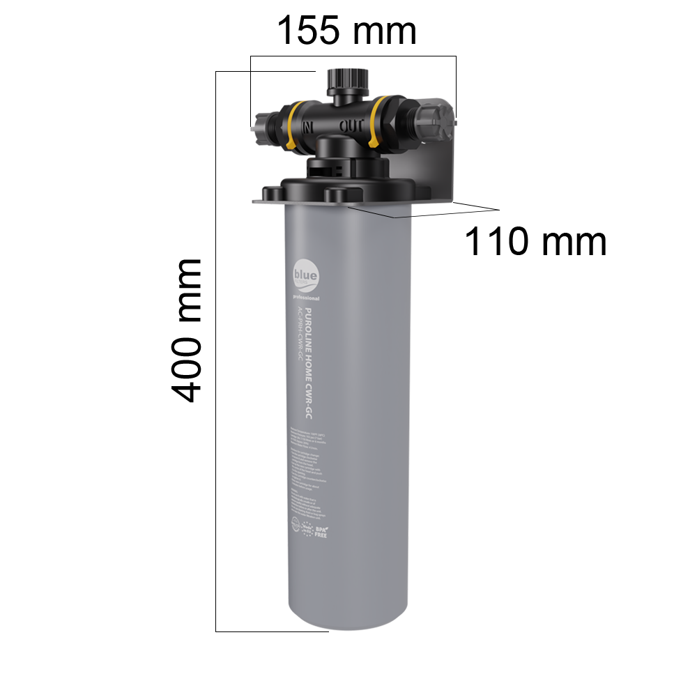 Filtros Inline (disponível em 3 versões) | Água pura e saudável em qualquer momento